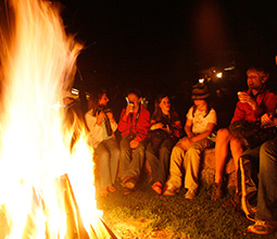 Campfire on the Inca Trail